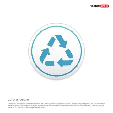 Reload Icon - white circle button イラスト素材