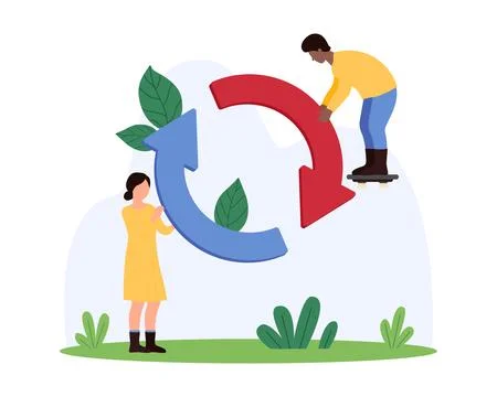 Reload internet connection, update and synchronize software, repeat action by 스톡 일러스트