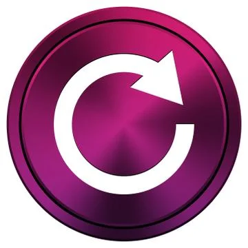 Reload one arrow icon Stock Illustration