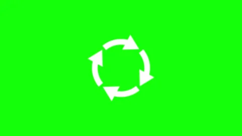 Reload sign. Refresh symbol. Animation of rotation of movement Stock Footage 306295272