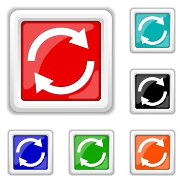 Reload two arrows icon Stockillustratie