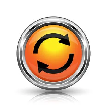 Reload two arrows icon Stock Illustration