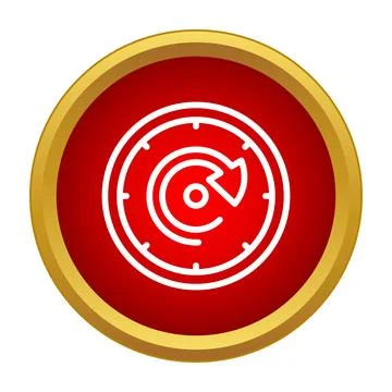 Reloading arrow button refresh circular progress icon Stockillustratie