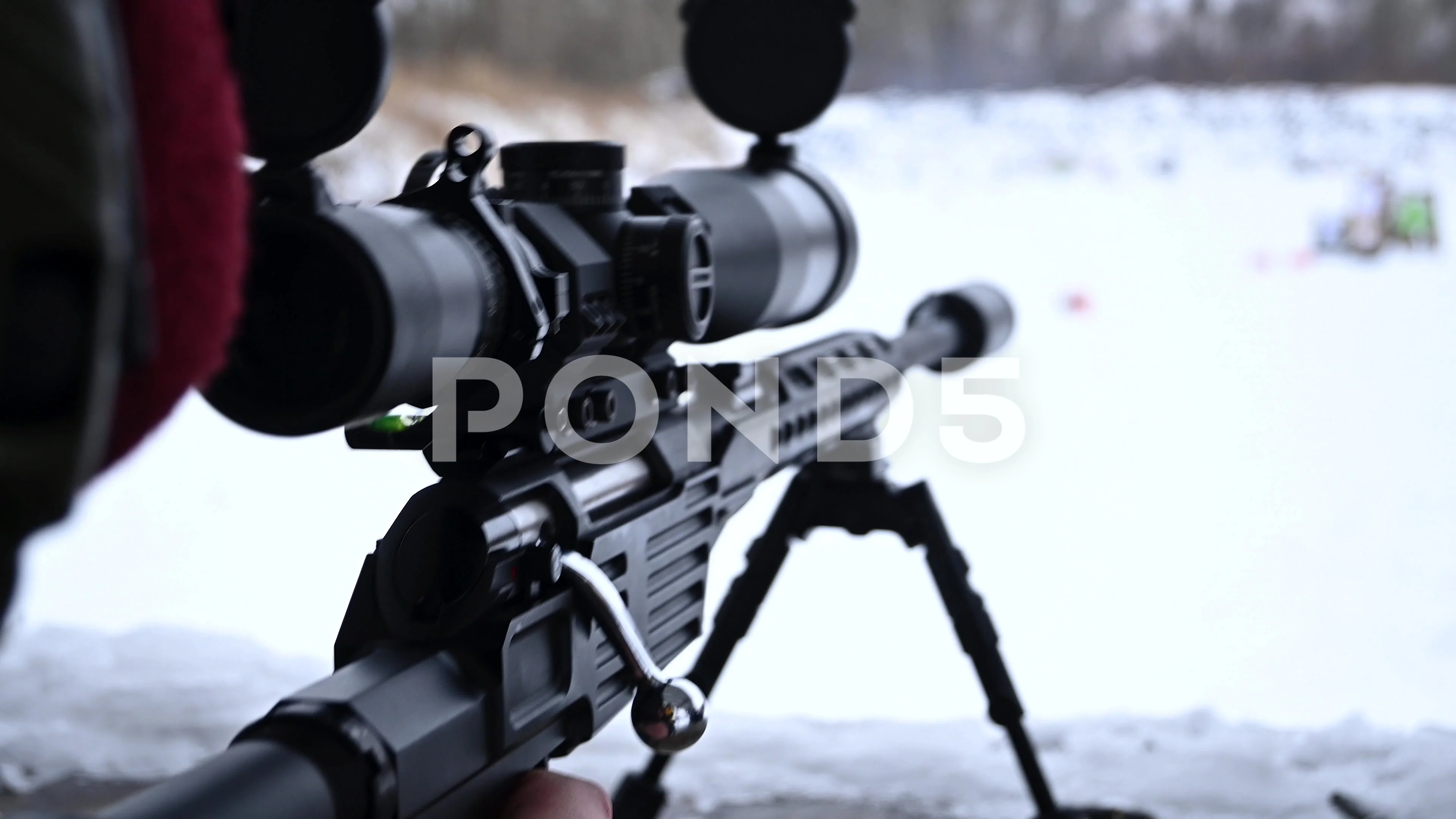 Sniper reload his rifle in forest Stock Photo by ©Nesterenko_Max 89103288