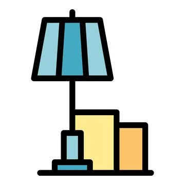 Relocation box icon vector flat Illustrazione stock