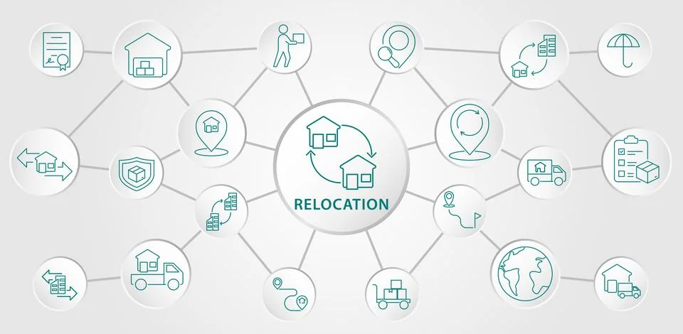 Relocation Stock Illustration