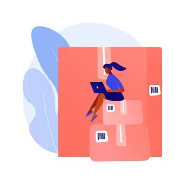 Relocation services vector concept metaphor Stock Illustration