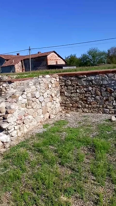 Remains of ancient amphiteater Stock Footage 316543264