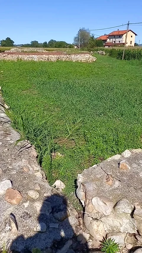 Remains of the ancient amphitheater Stock Footage 316543121