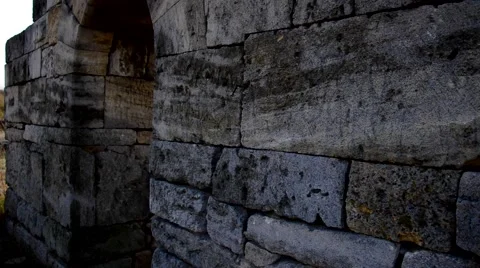 The remains of the ancient city Stock Footage 54928264