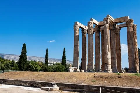 Remains of the ancient temple  Stock Photos