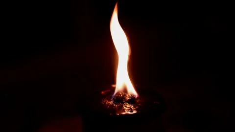 Remains of a candle burn Stock Footage 247054121