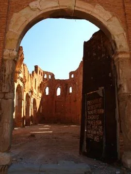 Remains of war Foto stock