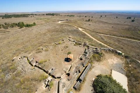 Remains of war Stock-Fotos