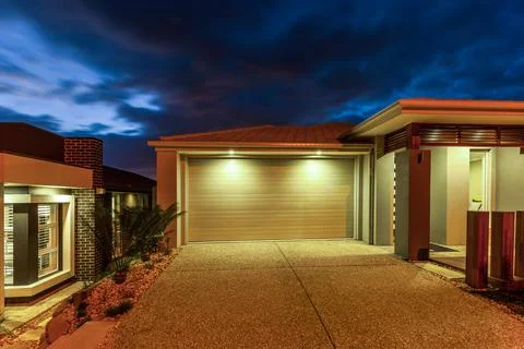 A remarkable garage view Stock Photos