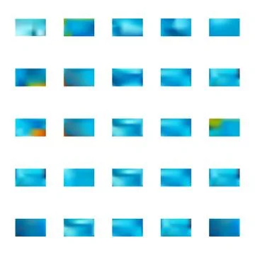 Remarkable set of backgrounds. Stock Illustration