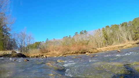 Remarkable timelapse of river inundated with tide water Stock Footage 128776352