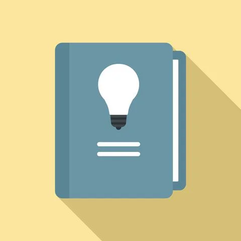 Remarketing folder icon, flat style Illustrazione stock