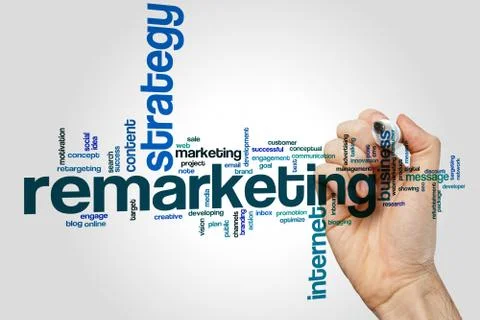 Remarketing word cloud concept 写真素材
