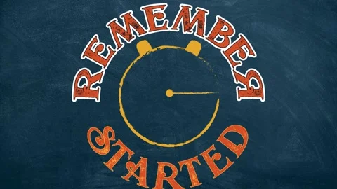 Remember how you Started motivation quote video Stock Footage 221449721