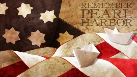Remember Pearl Harbor Stock Illustration