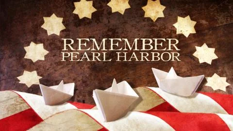 Remember Pearl Harbor Stock Illustration