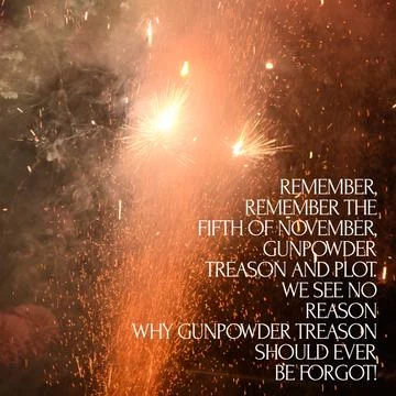 Remember, remember the fifth of November Stock Photos