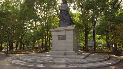 Remembering August 9, 1945 - Hypocenter Memorial For A-Bomb Victims in Nagasaki Stock Footage 268447342