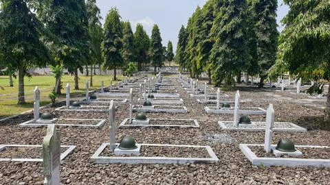 Remembering Those Who Served: Exploring the Heroes Cemetery Stock Photos