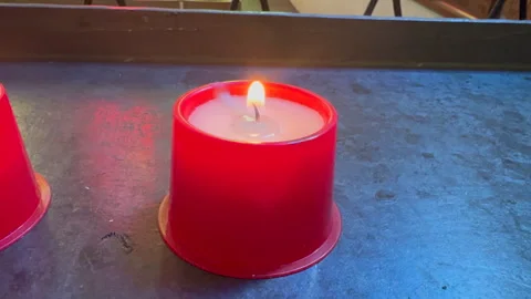 Remembrance candle Stock Footage 280792147