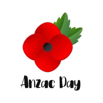 Remembrance Day vector card. Lest We forget message. Stock Illustration