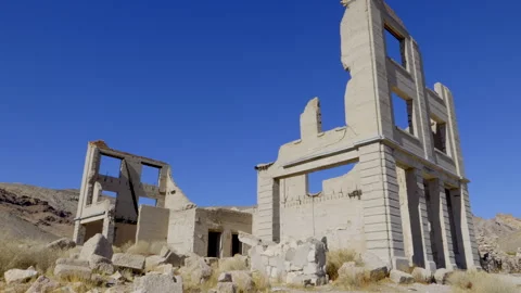 REMENANTS OF AN OLD MING GHOST TOWN. 4K. Stock Footage 300289967