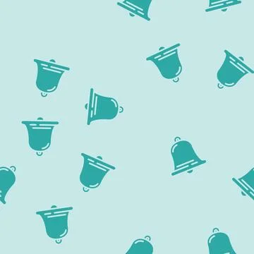 Reminder bell list glyph vector seamless pattern 스톡 일러스트
