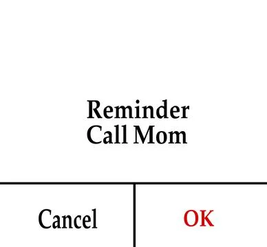 Reminder of call mon design. Notifications. Web banner. Concept web design Stock Illustration