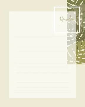 Reminder collage scrapbooking notes to do list planner, text, lined paper, lace Stock Illustration