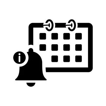 Reminder icon. Simple vector graphics. Stock Illustration