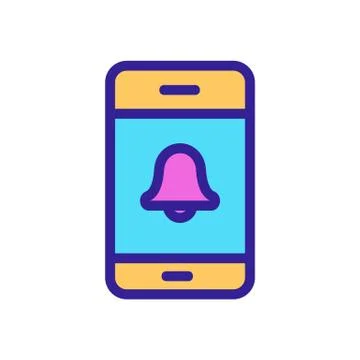 Reminder icon vector. Isolated contour symbol illustration 库存插图