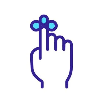 Reminder icon vector. Isolated contour symbol illustration 스톡 일러스트
