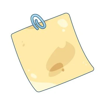 Reminder note Stock Illustration