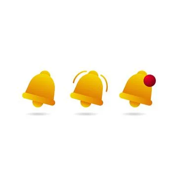 Reminder Notification Design Symbol For Digital Media Stock Illustration