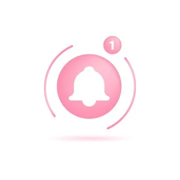Reminder Notification Design Symbol For Digital Media Stock Illustration