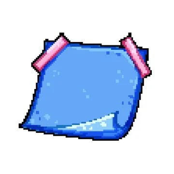 Reminder pinned paper notes pixel art vector illustration 스톡 일러스트