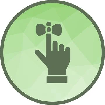 Reminder Ribbon icon vector image. Stock Illustration