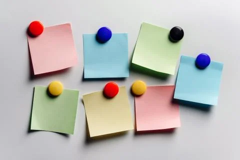 Reminder stickers Stock Photos