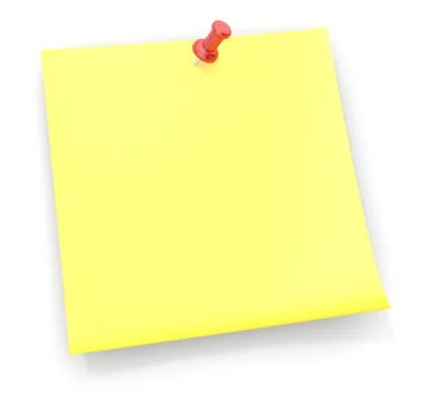 Reminder Sticky Note Stock Illustration