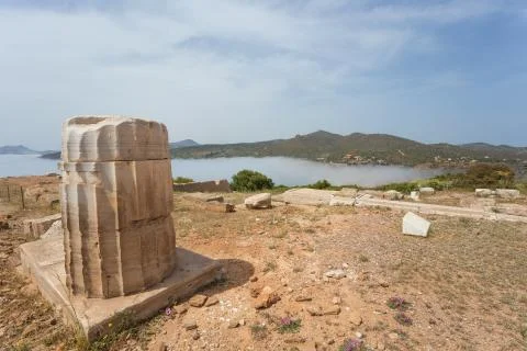 Remnants of a column Stock Photos