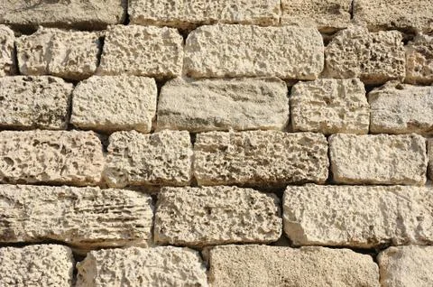 Remnants of the Crusader structures Stock Photos