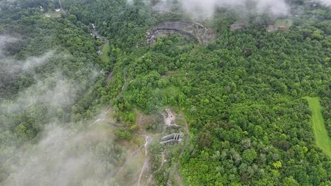 Remnants of a Vacant Quarry - Split Rock Quarry - Syracuse, NY Stock Photos