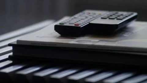 Remort and desk 1 Video stock 273289808