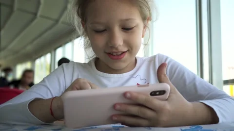 Remote access. Child's immediate emotions Stock Footage 156367995